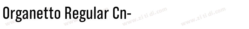 Organetto Regular Cn字体转换